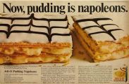 1967 Jello Pudding Ad ~ Recipe for Napoleons