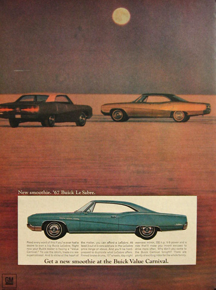 1967 Buick Le Sabre Ad ~ New Smoothie