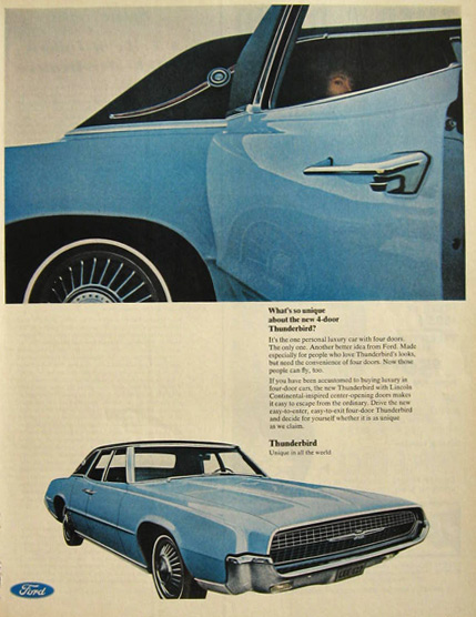 1967 Ford Thunderbird Ad