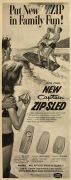 1967 Vintage Zip Sled Ad