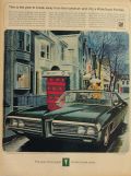 1969 Pontiac Bonneville Ad ~ VK/AF Art ~ Break from the Humdrum