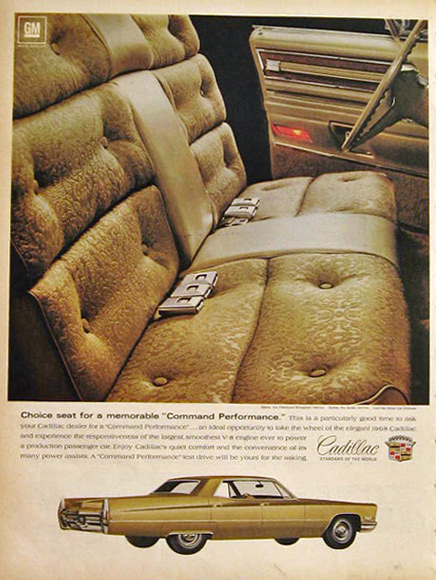 1968 Cadillac Ad ~ Command Performance