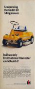 1968 International Harvester Cadet 60 Riding Mower Ad