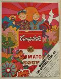 1968 Campbell's Soup Retro Psychedelic Ad