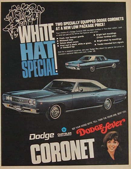 1968 Dodge Coronet 440 Ad