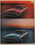 1968 Ford Thunderbird Ad ~ Hot Bird, Cool Bird