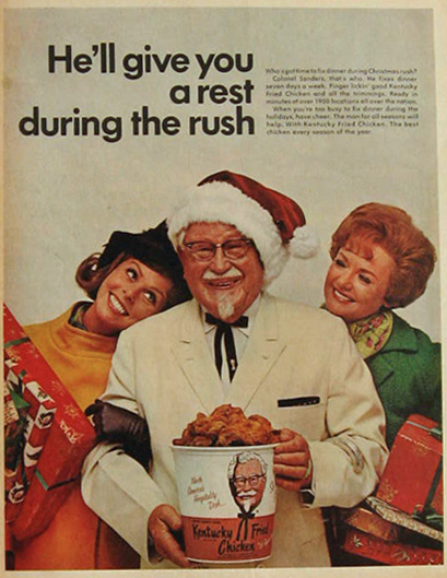 1968 Vintage KFC Kentucky Fried Chicken Ad