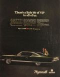 1968 Plymouth VIP Vintage Car Ad