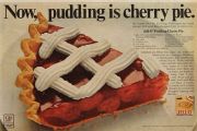 1968 Jello Pudding Ad ~ Cherry Pie Recipe