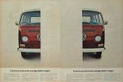 1968 VW Volkswagen Bus Ad ~ Half the Story