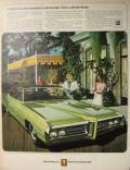 1969 Pontiac Bonneville Ad ~ VK/AF Art ~ That's a Break Away!