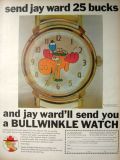 1969 Jay Ward Bullwinkle Watch Vintage Ad