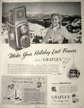 1954 Graflex "22" Camera Vintage Ad