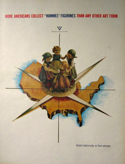 1969 Hummel Figurine Vintage Ad