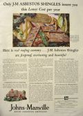 1978 Johns Manville Asbestos Shingles Ad