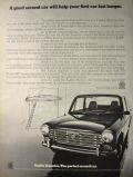 1969 Austin America Vintage Car Ad ~ Good Second Car