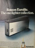 1969 Ronson Eurolite Lighter Vintage Ad