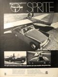 1969 Austin MG Sprite Vintage Car Ad