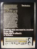 1978 Vintage Technics SA-400 Receiver Ad