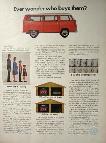 1969 Volkswagen Vw Bus Ad Who Buys Them Classic Vintage Volkswagen