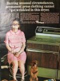 1969 Whirlpool Clothes Dryer Vintage Ad ~ Woman Tied to Chair