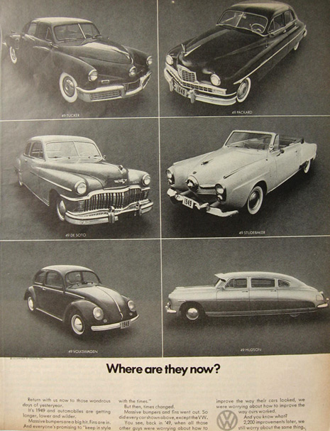 1969 VW Volkswagen Beetle Ad ~ Where Are They Now?
