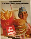 1971 Vintage McDonald's Ad ~ The Big Meal