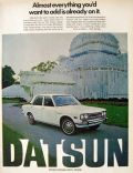 1972 Toyota 510 Sedan Ad ~ Everything You'd Want to Add