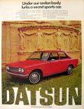 1972 Datsun 510 Sedan Ad ~ A Secret Sports Car