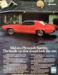 1972 Plymouth Satellite Ad ~ Family Car