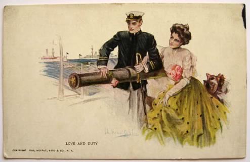 Charlotte Weber Ditzler Postcard ~ Love and Duty