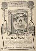 1904 Lowney's Cocoa Ad ~ Pan-Am Expo