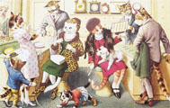 Alfred Mainzer Dressed Cats Postcard ~ Jewelry Store
