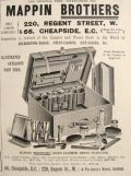 1897 Mappin Brothers Ad ~ Leather Dress Suitcase