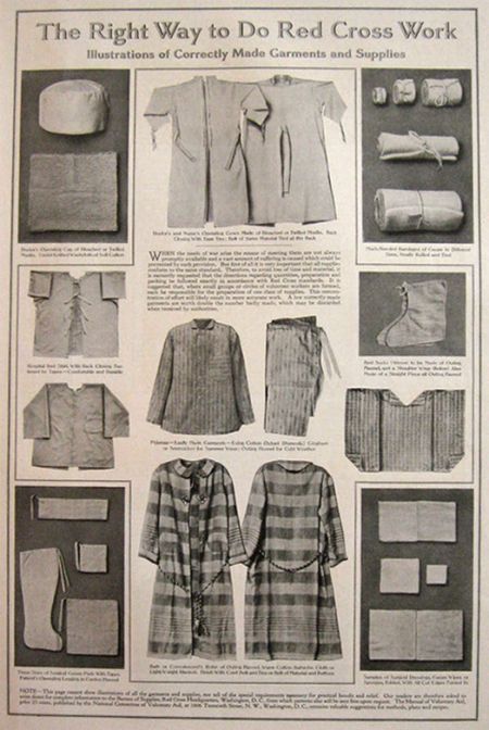 1917 The Correct Way to Do Red Cross Garments