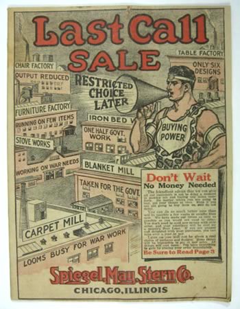 1919 WWI Spiegel, May, Stern Catalog