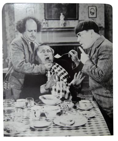 Vintage Three Stooges Document Folder ~ Moe, Larry, Curly