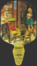 Vintage Tums Advertising Fan