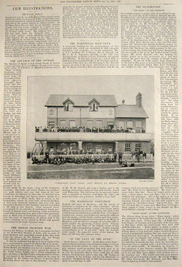 1897 Wakefield Golf Club UK Photo & Article