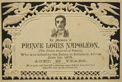 1879 Prince Louis Napoleon Killed by Zulus Memorial Card