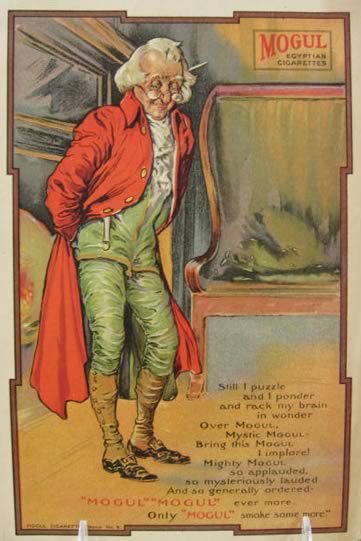 1908 Mogul Egyptian Cigarettes Ad ~ Puzzle and Ponder
