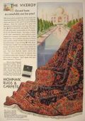 1930 Mohawk Rug Ad ~ Viceroy ~ Taj Mahal