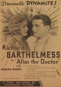Alias the Doctor, Richard Barthelmess 1932 Movie Ad