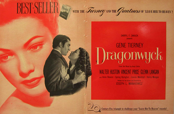 Dargonwyck, Gene Tierney 1946 Vintage Movie Ad