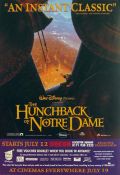 Disney's Hunchback of Notre Dame 1996 Movie Ad