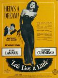 Let's Live a Little Hedy Lamarr 1948 Movie Ad