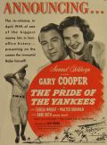 Pride of the Yankees Gary Cooper 1949 Re-Release Movie Ad