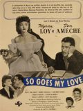 So Goes My Love Myrna Loy Don Ameche 1946 Movie Ad