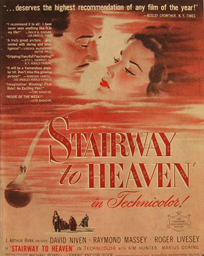 Stairway to Heaven David Niven 1946 Movie Ad