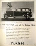 1931 Nash Automobile Ad ~ Eight-90 Sedan Photo